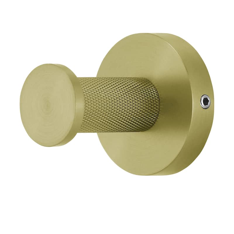 Avallon Stainless Steel Bathroom Robe Hook in Brushed Gold - BG