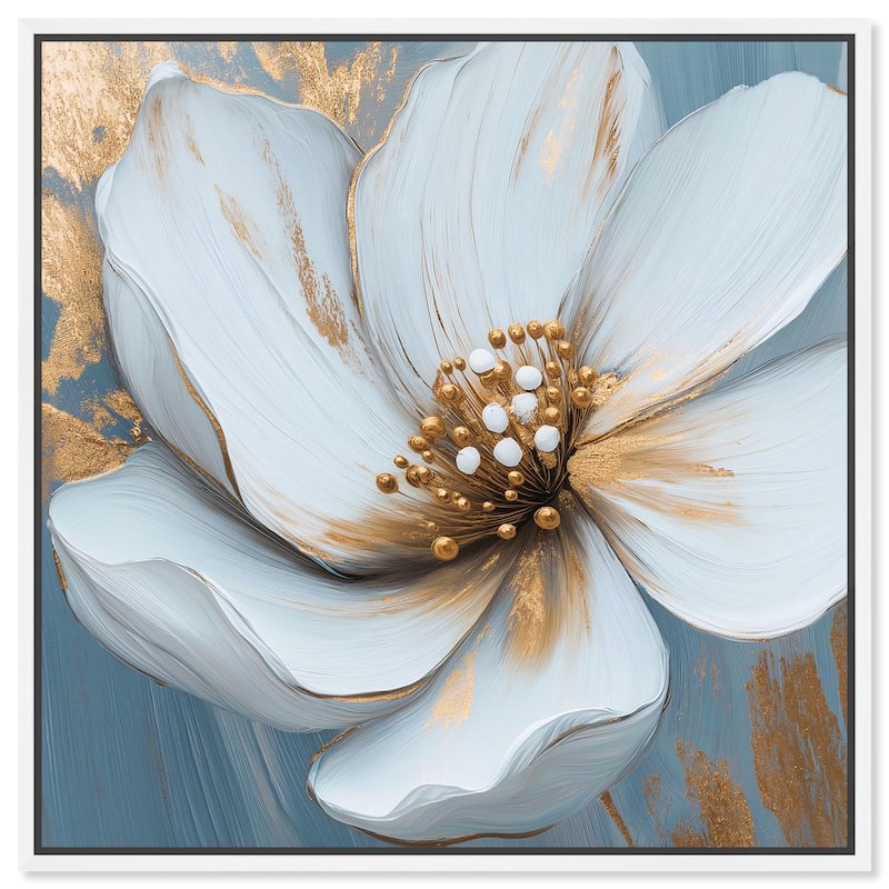 Purest Pollen II Canvas by Art Remedy - 24" x 24" - White