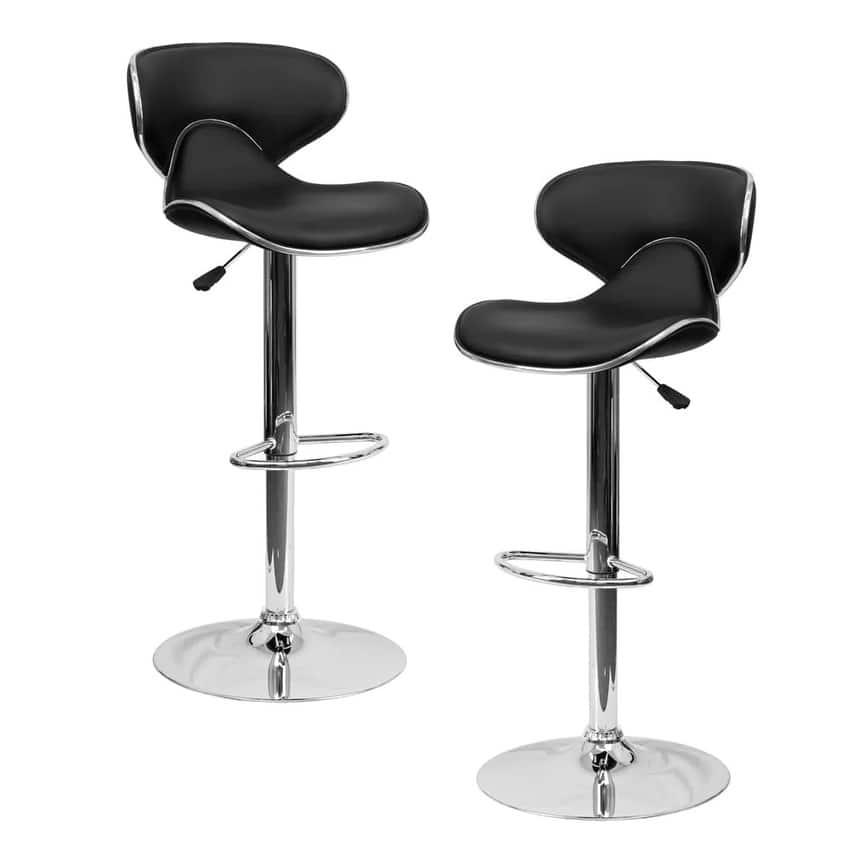 Alegria Adjustable Stool (Set of 2) - 19.5''D x 18'' W