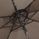 preview thumbnail 17 of 22, Ainfox 9ft Patio Umbrella with Lights 2-Tier Outdoor Umbrella with Base