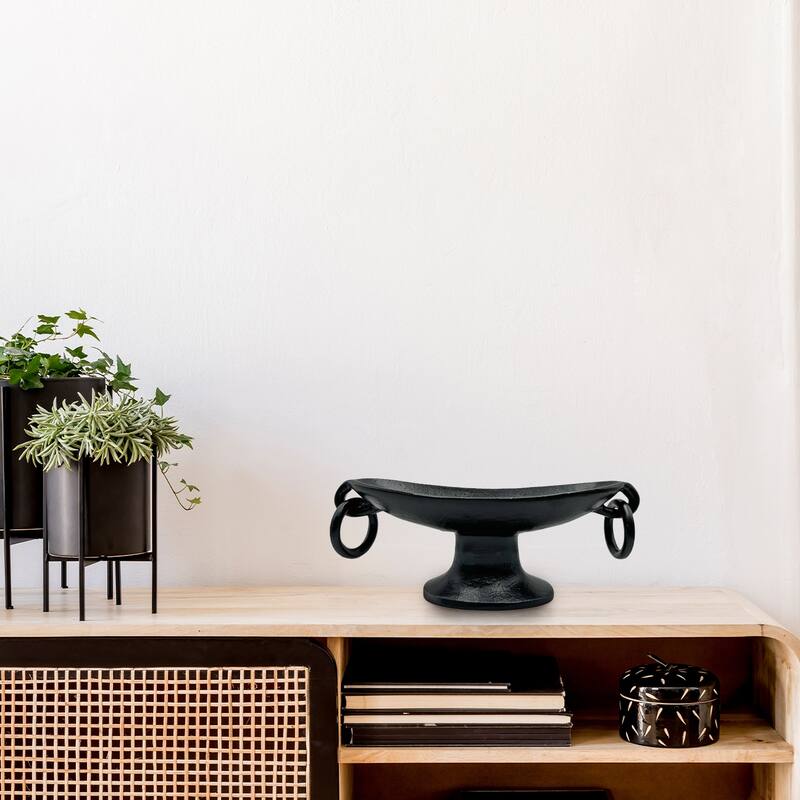 Decorative Handmade Aluminum Modern Pedestal Bowl
