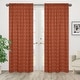 preview thumbnail 2 of 3, Boho Arrow 84in Window Treatment Curtain Panel Pair - Ivory Burnt Orange Modern Farmhouse Southwest Shabby Chic Bohemian Diamond