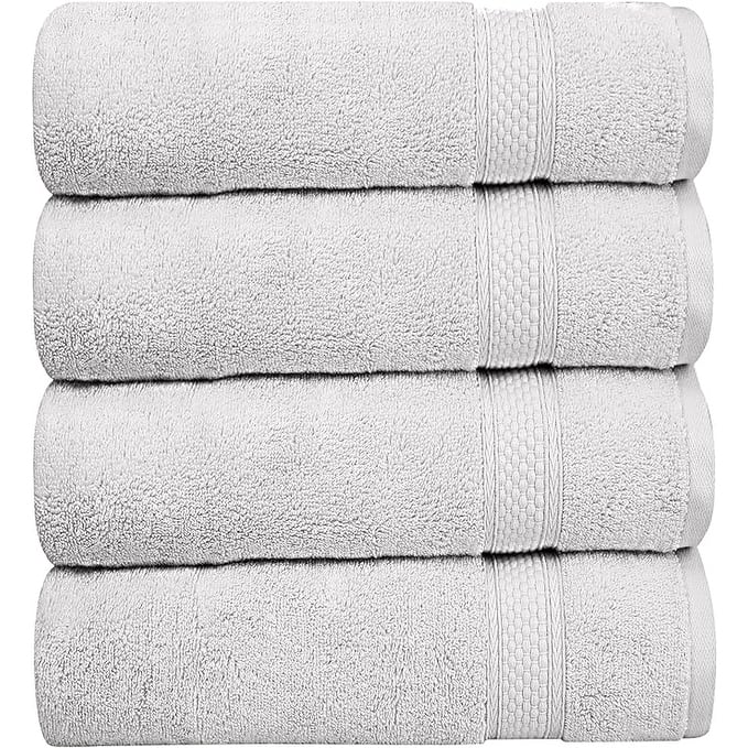 A1HC Wash Cloth Set, 500 GSM 100% Ring Spun Cotton, Oeko-Tex Green Certified, Zero Twist, Quick Dry & Highly Absorbent