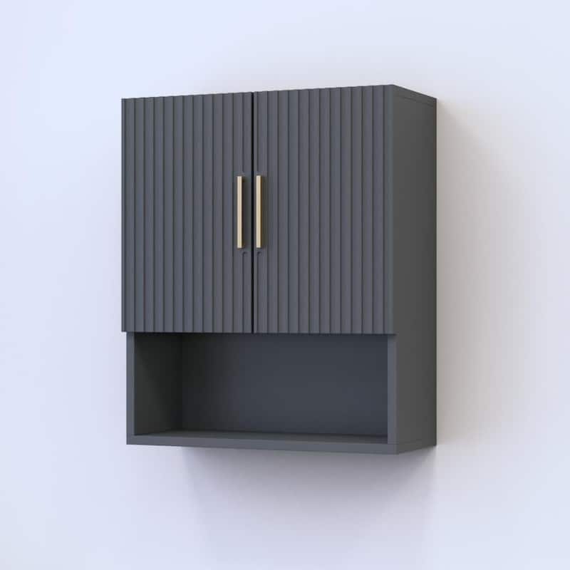 Meble Furniture Madera 07 Over the Toilet Cabinet (20"W x 24"H) - Modern Matte Finish Bathroom Storage