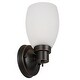preview thumbnail 4 of 3, Lydia Oil Rubbed Bronze Dimmable Wall Sconce