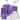 4-Piece Modern Luggage Sets, Lightweight Luggage with 360° Swivel Wheels and TSA Lock, for Boarding Travel, Purple