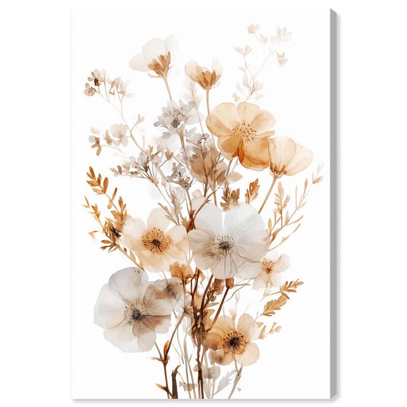 Parchment Petals Canvas by Art Remedy, Gallery Wrapped - 10" x 15"