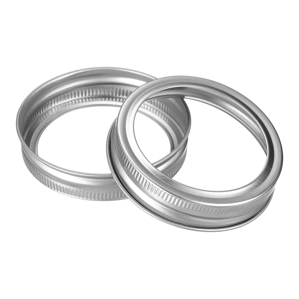 Canning Jar Rings, 60 Pcs Tinplate Replacement Bands Regular Mouth - 70mm