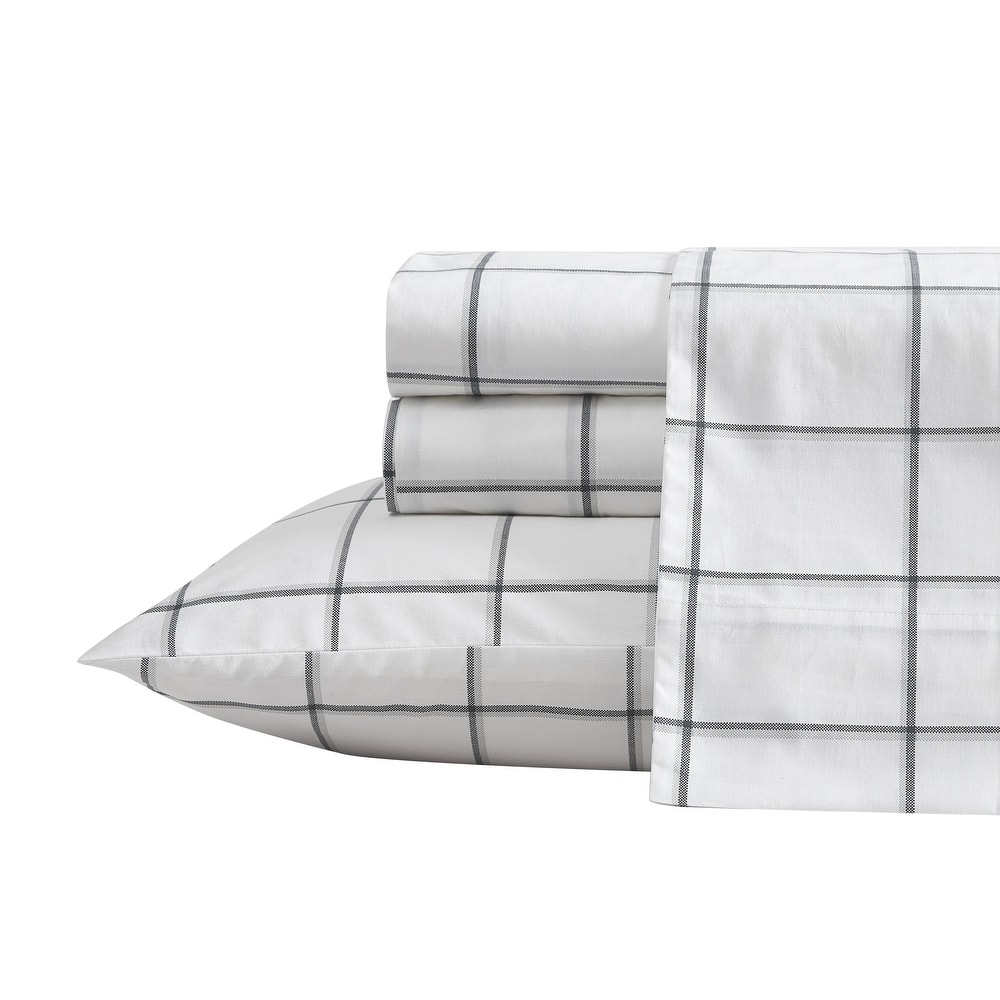 Nautica Cotton Percale Deep Pocket Bed Sheet Sets