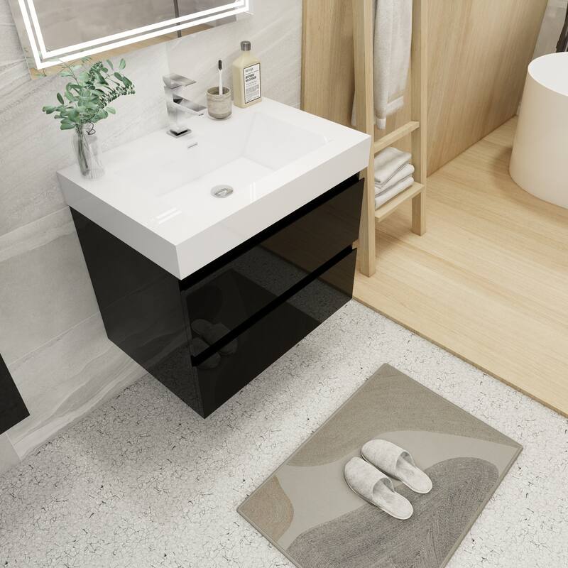 Baillie 30'' Wall-Mounted Vanity with Reinforced Acrylic Sink