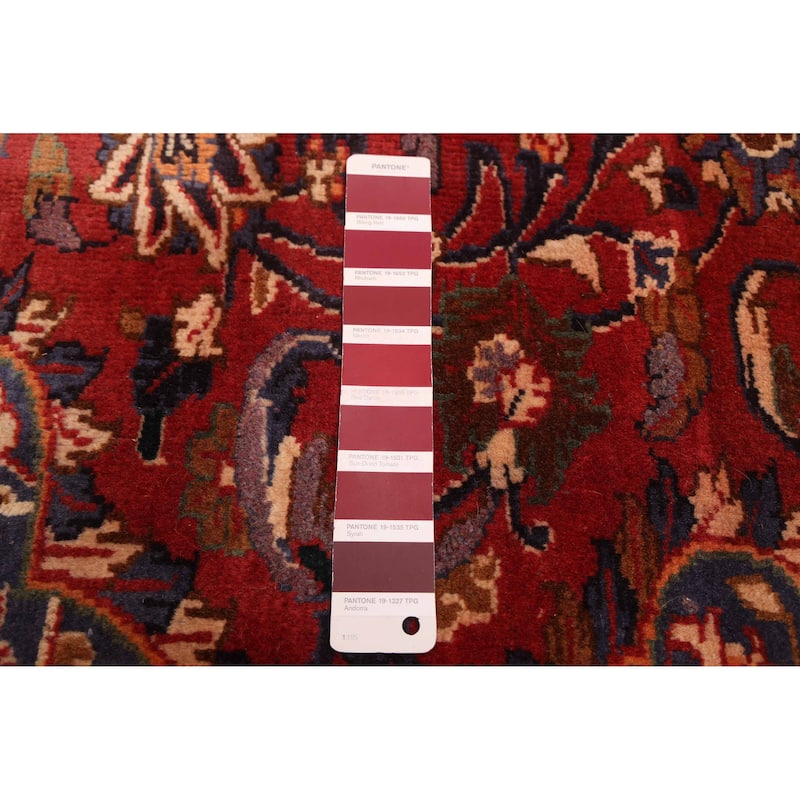 ECARPETGALLERY Hand-knotted Andelz Red Wool Rug - 4'9 x 8'2