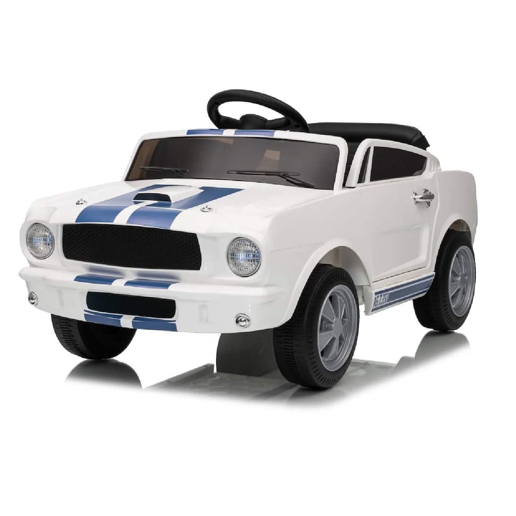 12v Electric Vehicle Licensed Shelby GT350 Ride on Car Toy for Kids Best Gifts