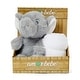 preview thumbnail 6 of 10, Boys and Girls Plush Gray Wolf With Blanket