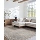 preview thumbnail 1 of 8, Galey Alix x Livabliss Maria Elena I Vintage Medallion Area Rug Taupe - 2' 2" x 3' 9"