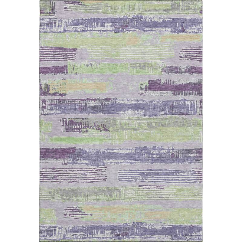 Premium Washable Super Soft Abstract Stripes Mayfield Rug