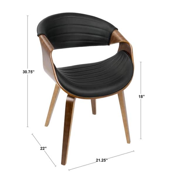 Carson Carrington Kanteborg Faux Leather/Wood Dining Chair
