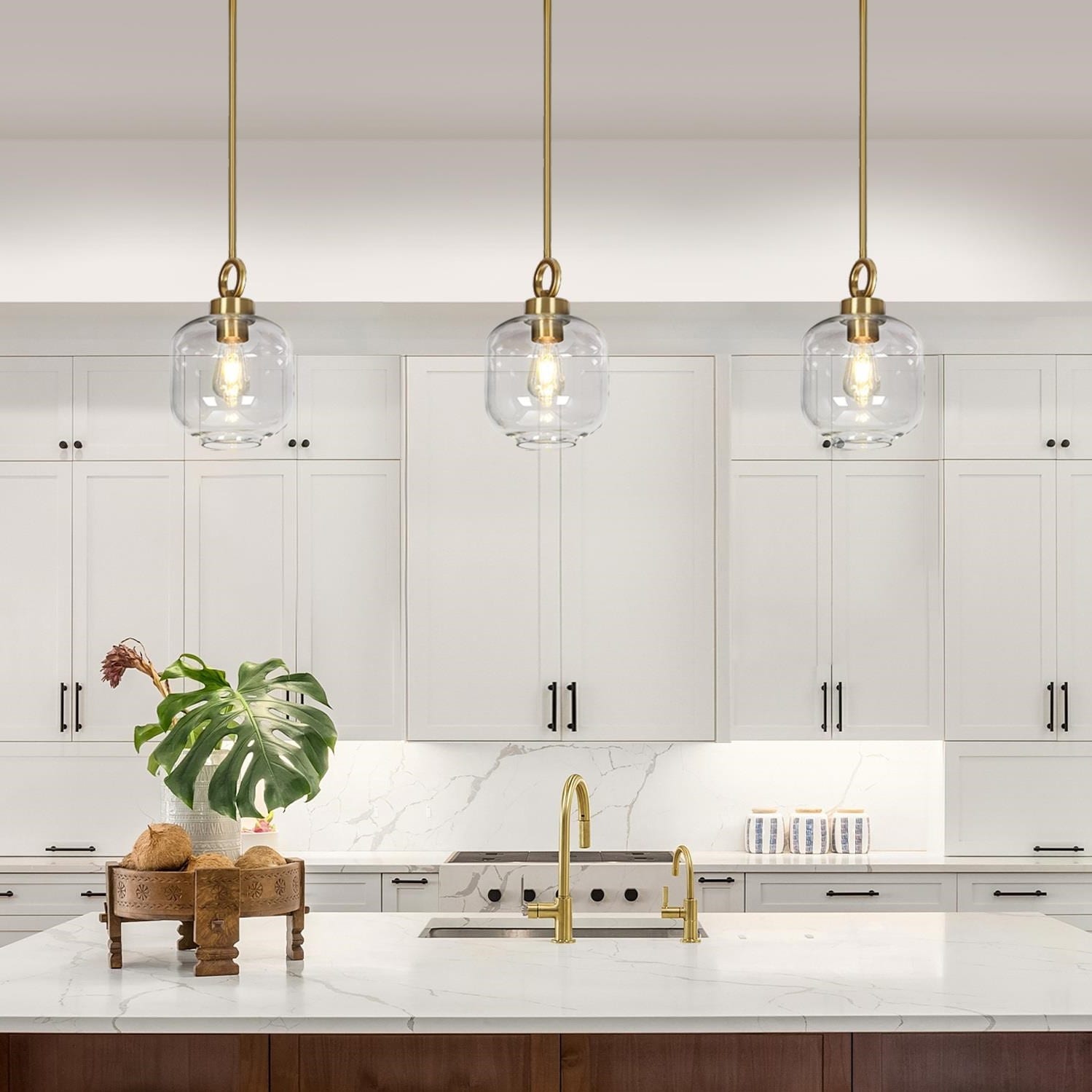 Cavitt Mid-century Modern Unique Pendant Lights Farmhouse Glass