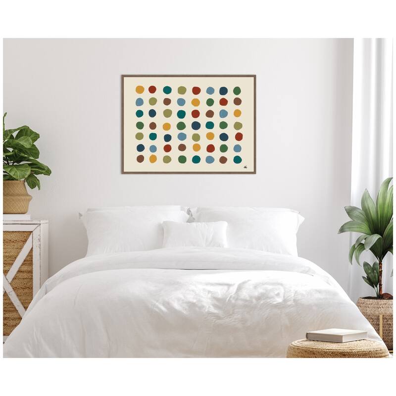 Kate and Laurel Meditation No. 3b by Kelly Knaga Framed Canvas Wall Art Print
