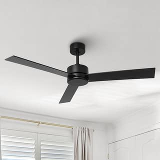 52" Modern Wooden 3-Blades Indoor Ceiling Fan without Light