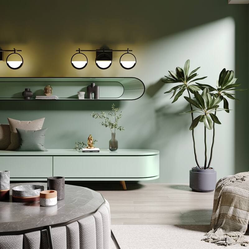 ExBrite Modern Style 3-Light LED Vanity Light, Energy-Efficient