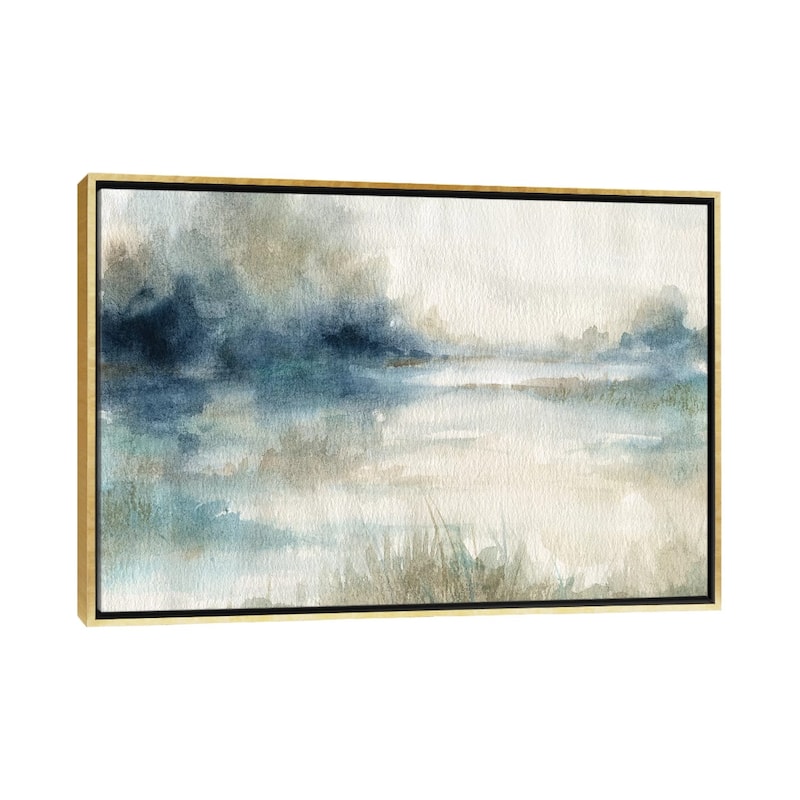 iCanvas "Still Evening Waters II" by Carol Robinson Framed Canvas Print - Gold - 18x26