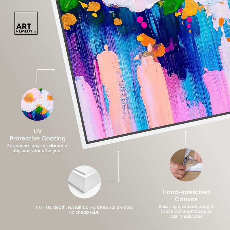 Contrast of Purity II Canvas by Art Remedy