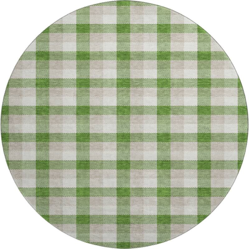 Premium Washable Super Soft Plaid Mayfield Rug