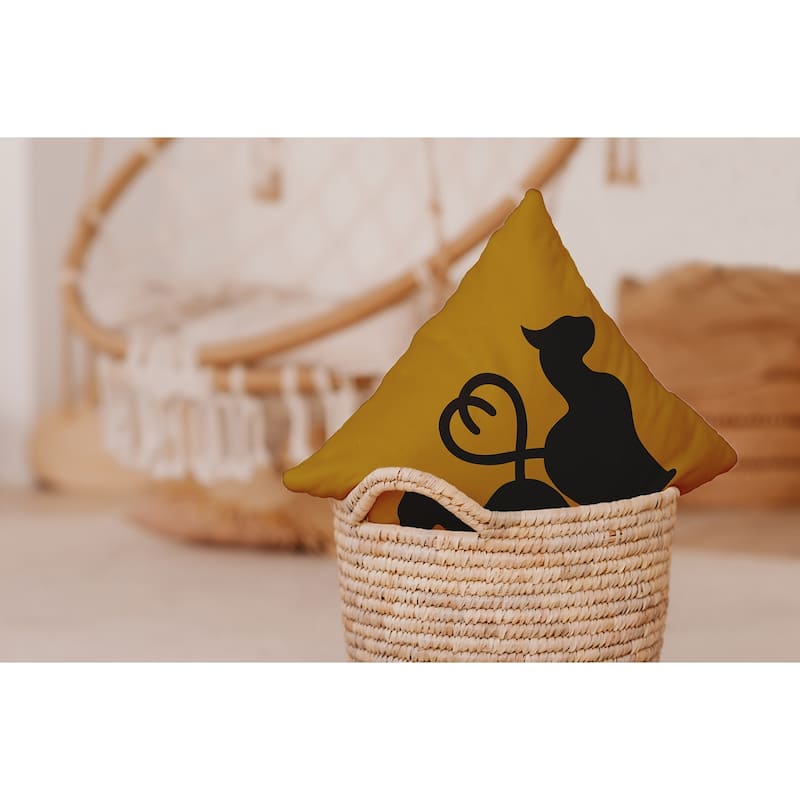 Conniving Cats Decorative Throw Pillow