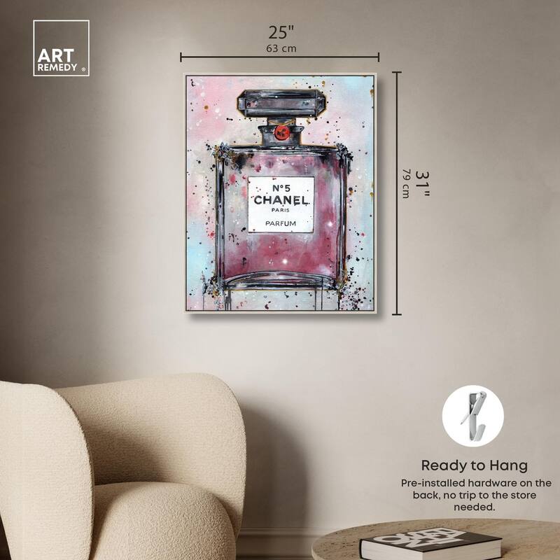 Doll Memories - Abstract Perfume Canvas by Art Remedy