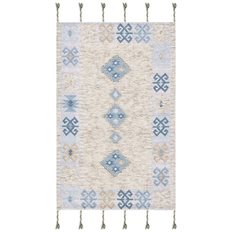 SAFAVIEH Handmade Saffron Kaylynn Modern Tribal Cotton Rug