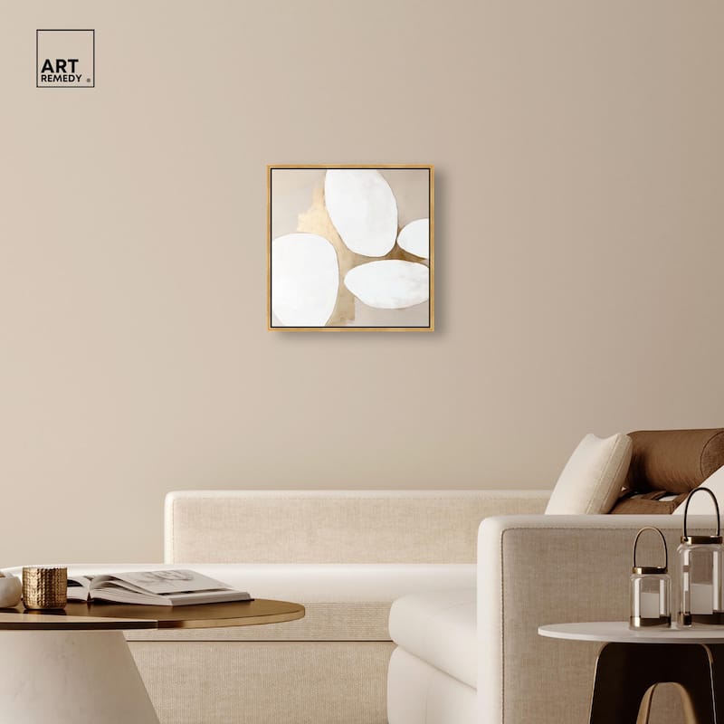 Stacked Stones III Canvas by Art Remedy