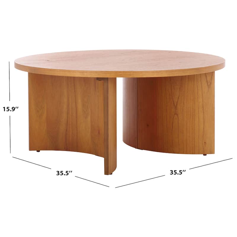 SAFAVIEH Couture Audriella Round Coffee Table - 36"W x 36"D x 16"H