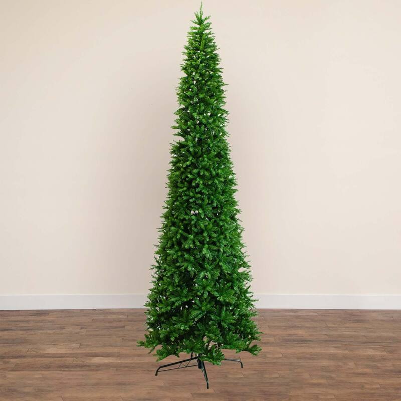 Pre-Lit Mountain Pine Artificial Christmas Tree - 14' - Warm White LED Lights