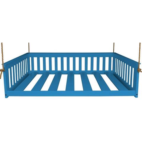 Pine Full Mission Hanging Daybed with Rope