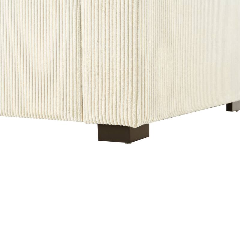 53.5" Oversized Chaise Lounge Lounge Chair, Living Room Upholstered Single Sofa Chair Sleepers Couch Bed