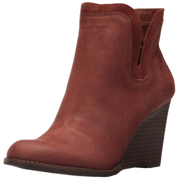 lucky brand yenata wedge bootie
