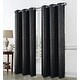 preview thumbnail 1 of 14, Cosmo Shimmer Jacq 2pk Grom Panel Pair 84" Black Black