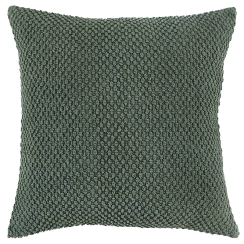 Rizzy Home Transitional Solid Light Texture Throw Pillow, 20-inch - Polyester - Olive Green
