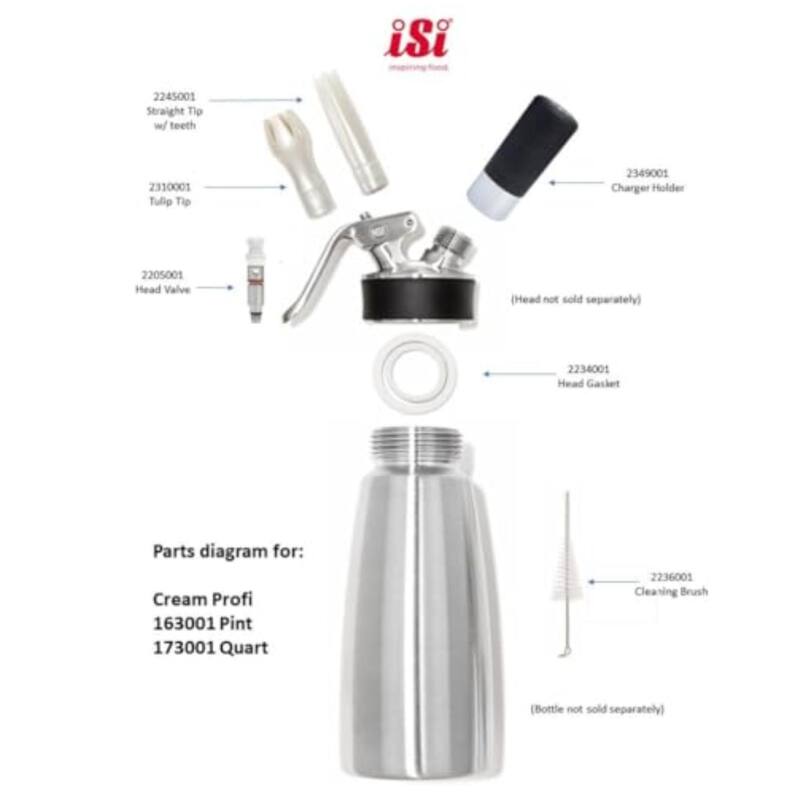 iSi North America Cream Profi Whip Professional Cream Whipper
