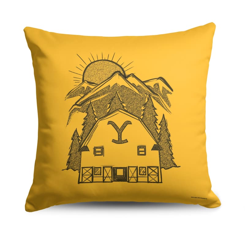 Paramount Yellowstone 18 Inch Throw Pillow