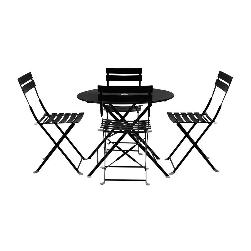 Carolina Living Bistro 36" Round Table Outdoor Set - Set of 5