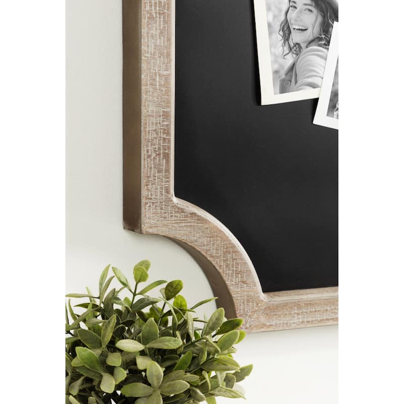Kate and Laurel Hogan Framed Scallop Chalkboard
