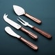 preview thumbnail 3 of 3, Inox Maharaja Design 4-piece Copper Antique Cheese Accessories Set