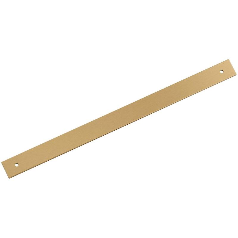 Amerock BP37768 Ladera 13-15/16" Backplate for 12-5/8" Center to - Champagne Bronze