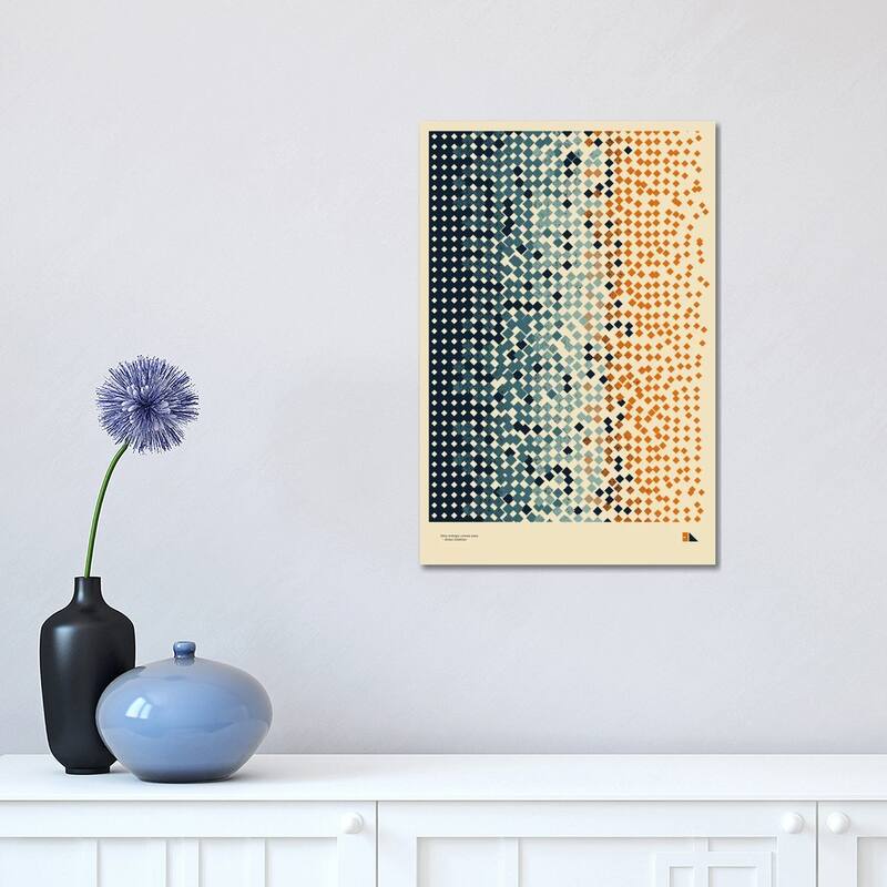 iCanvas "Entropy" by 2046 Design Canvas Print - 18x12x1.5