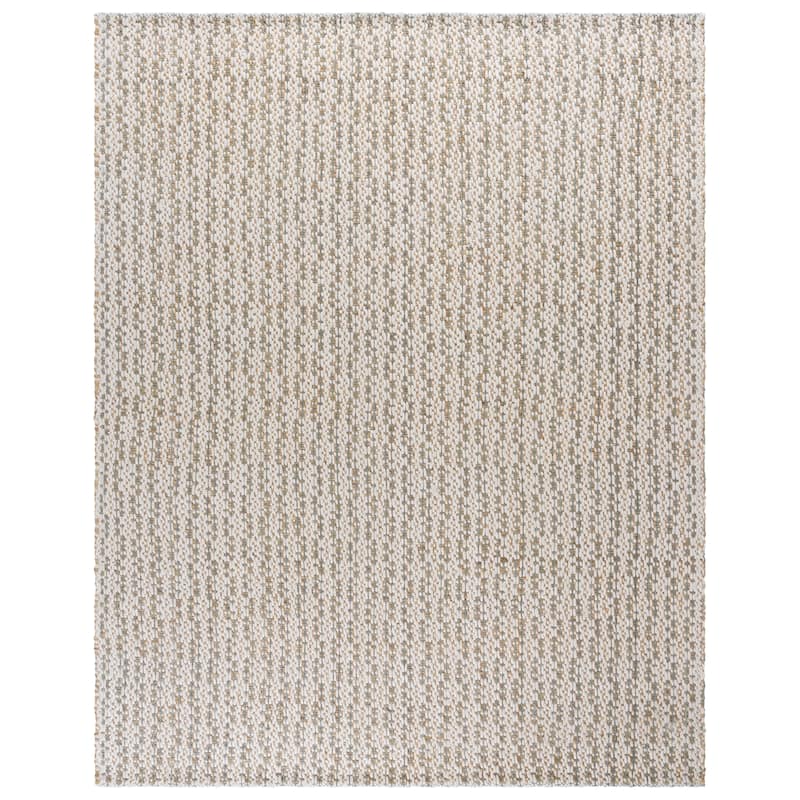 SAFAVIEH Handmade Natural Fiber Olessya Farmhouse Jute Rug - 9' x 12' - Natural/Ivory