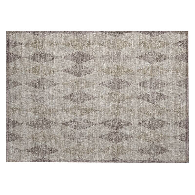 Hamo Stylish Geometric Weather Resistant Versatile Elegance Outdoor Rug