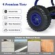preview thumbnail 3 of 8, 4 Wheel Pedal Powered Ride On with Adjustable Seat - 36''x 20''x 21''(L x W x H)