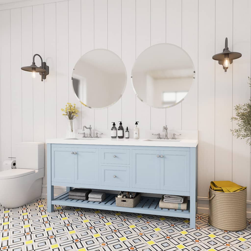 Merola Tile Vaudeville Octagon Deco Ritter with Taco Lima 7-7/8" x 7-7/8" Porcelain Floor and Wall Tile