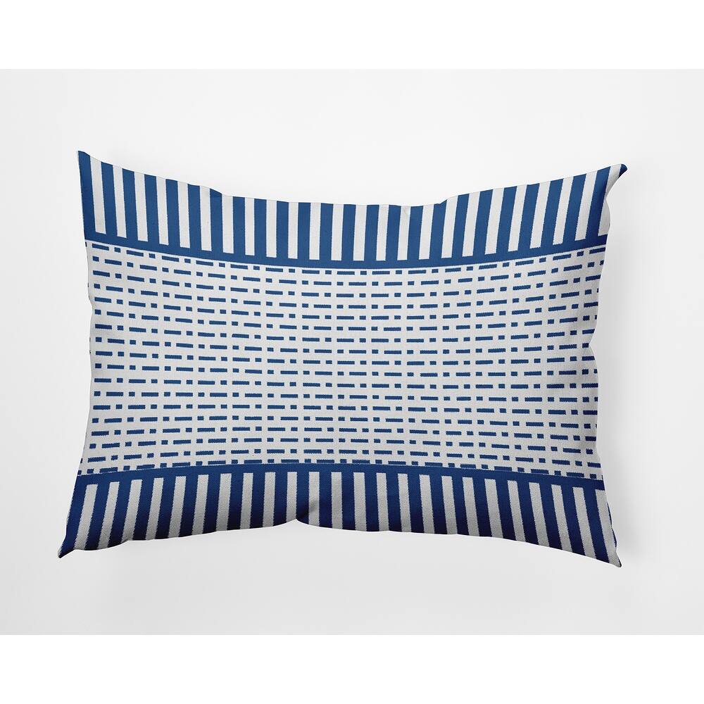 Dots and Dashes Indoor/Outdoor Throw Pillow